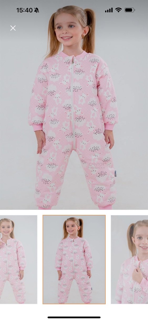 Pembe Kız Uyku Tulumu 2.5 Tog - Görsel 3