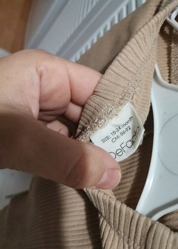 Nakışlı Kız Keten Gömlek takım - Görsel 4