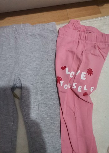 Gri Rahat Kesim Kız Tayt 3 adet fıyat - Görsel 3