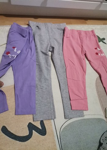 Gri Rahat Kesim Kız Tayt 3 adet fıyat - Görsel 2