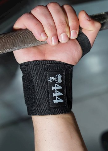 Siyah 444 Baskılı Yoga Bilekliği - Görsel 4