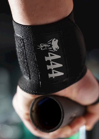 Siyah 444 Baskılı Yoga Bilekliği - Görsel 5