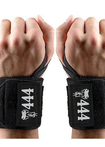 Siyah 444 Baskılı Yoga Bilekliği - Görsel 2