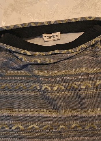 Bohem Nakışlı Örme Mini Etek - Görsel 5