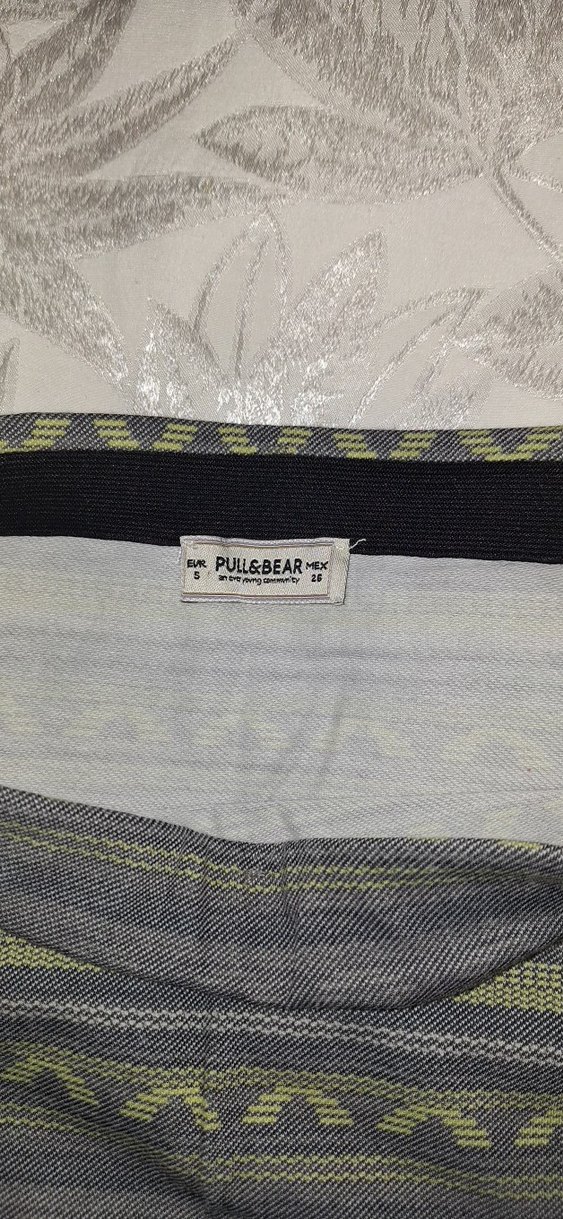 Bohem Nakışlı Örme Mini Etek - Görsel 3