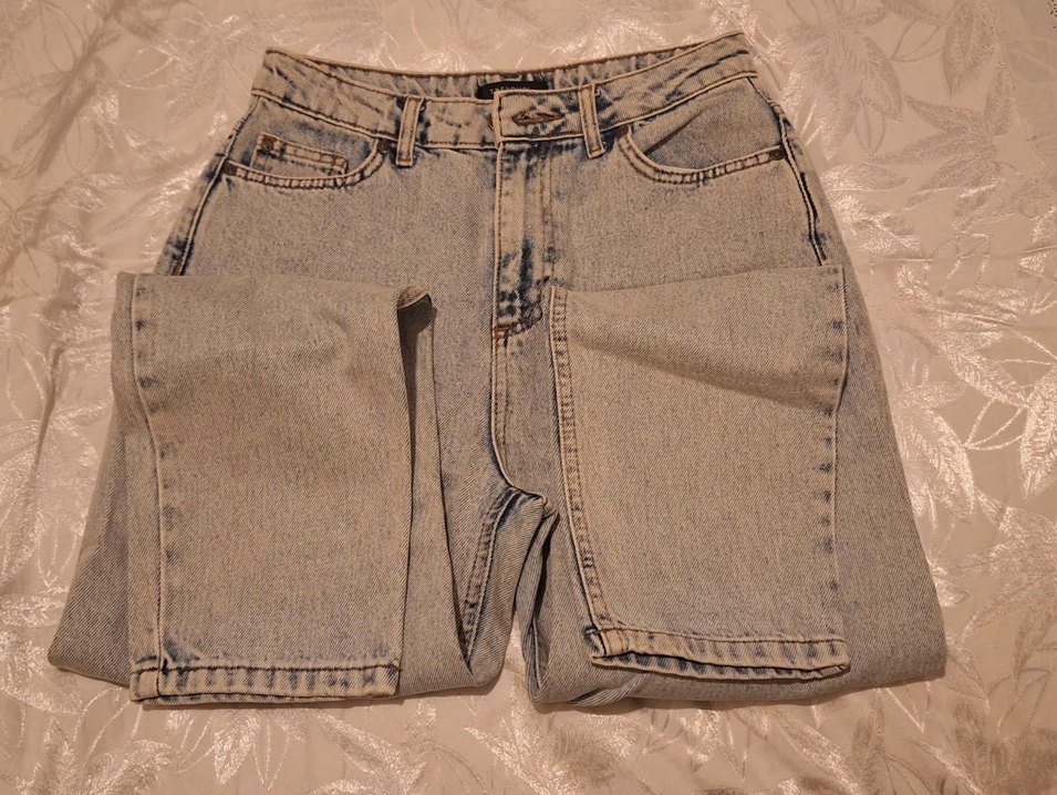 Düğmeli Kadın Denim Pantolon - Görsel 4