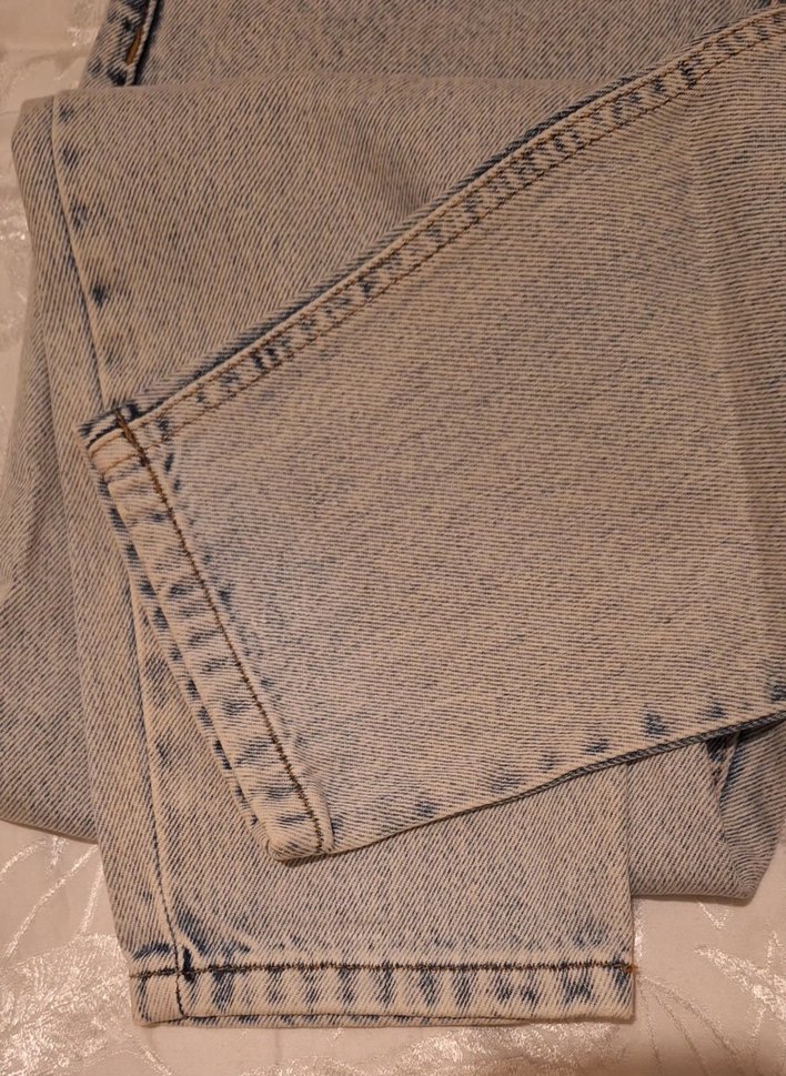 Düğmeli Kadın Denim Pantolon - Görsel 3