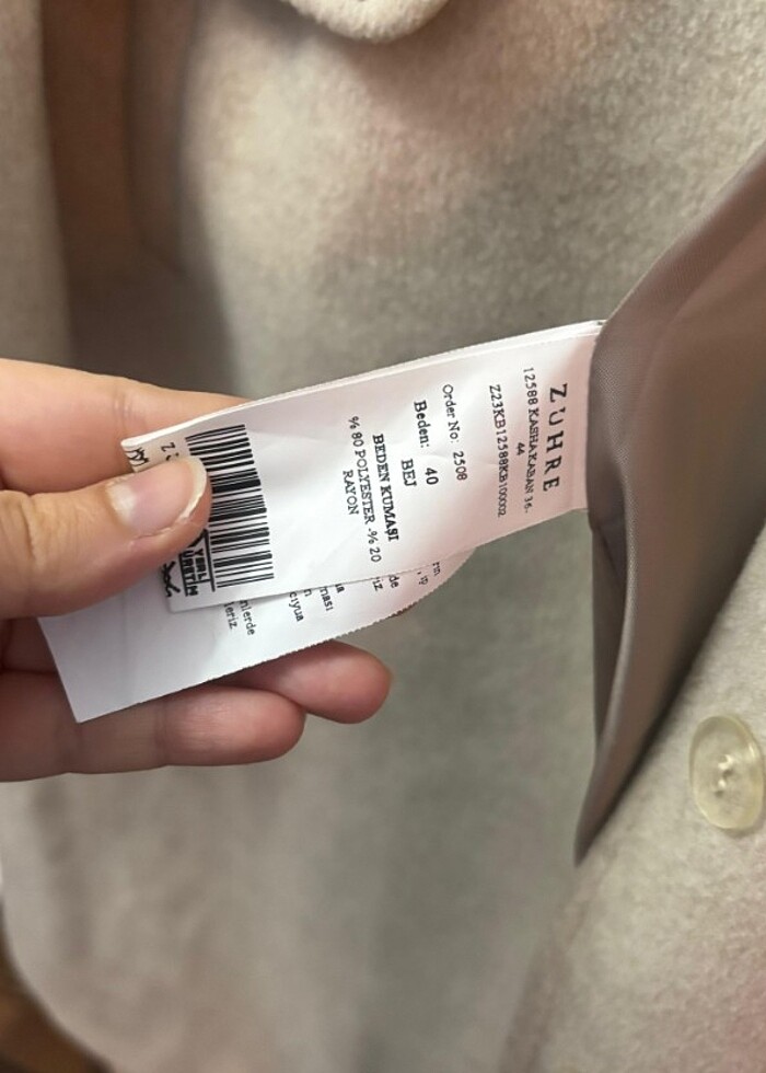 Zühre 40 beden kaban  - Görsel 5