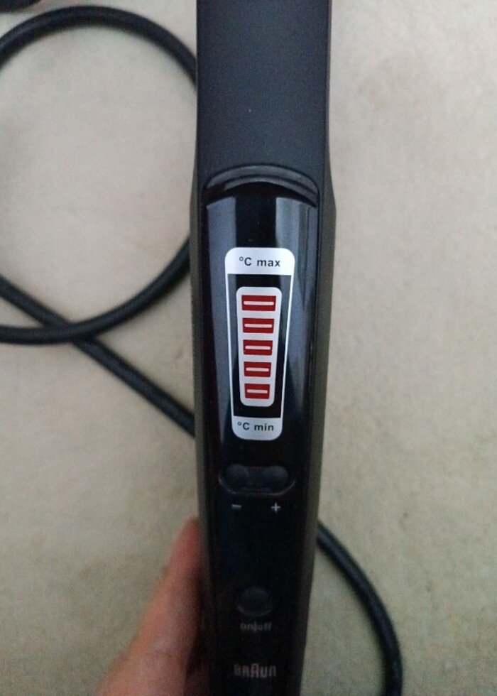 Braun saç düzleştiricisi orjinal  - Görsel 5