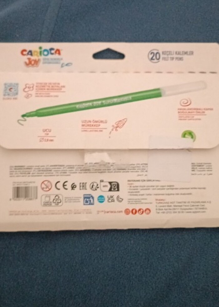 2 mandala 1 adet 20 li keçeli kalem seti - Görsel 3