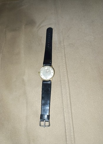 Klasik Altın Tonlu Vintage Erkek Saati - Görsel 11