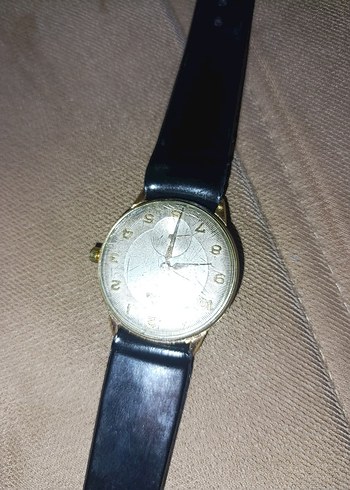 Klasik Altın Tonlu Vintage Erkek Saati - Görsel 10