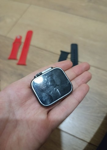 Gri Çok Renkli Akıllı Saat ve Kayış Seti şarjıyla beraberdir - Görsel 7