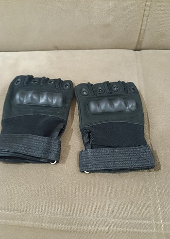 Siyah Biker Erkek Eldiveni motor scooter ve bisiklet için uyar - Görsel 3