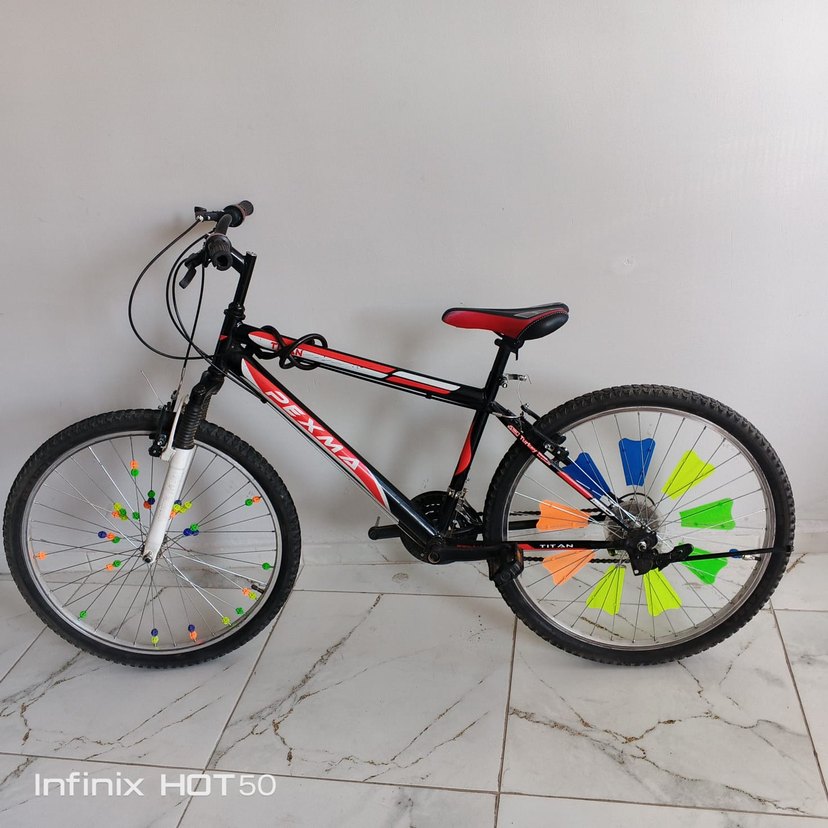 Renkli Jant Süslemeli Bisiklet - Görsel 2