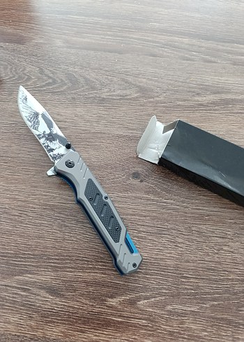 Gri Katlanabilir Cep Bıçağı - Görsel 6