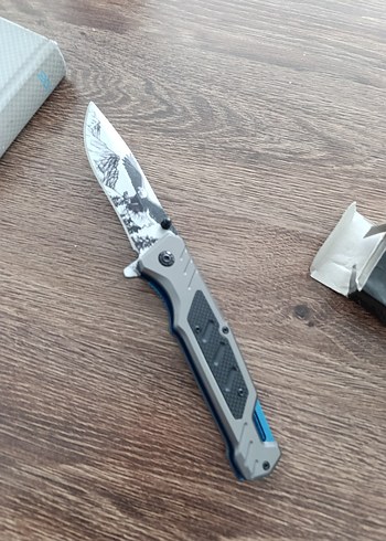 Gri Katlanabilir Cep Bıçağı - Görsel 9