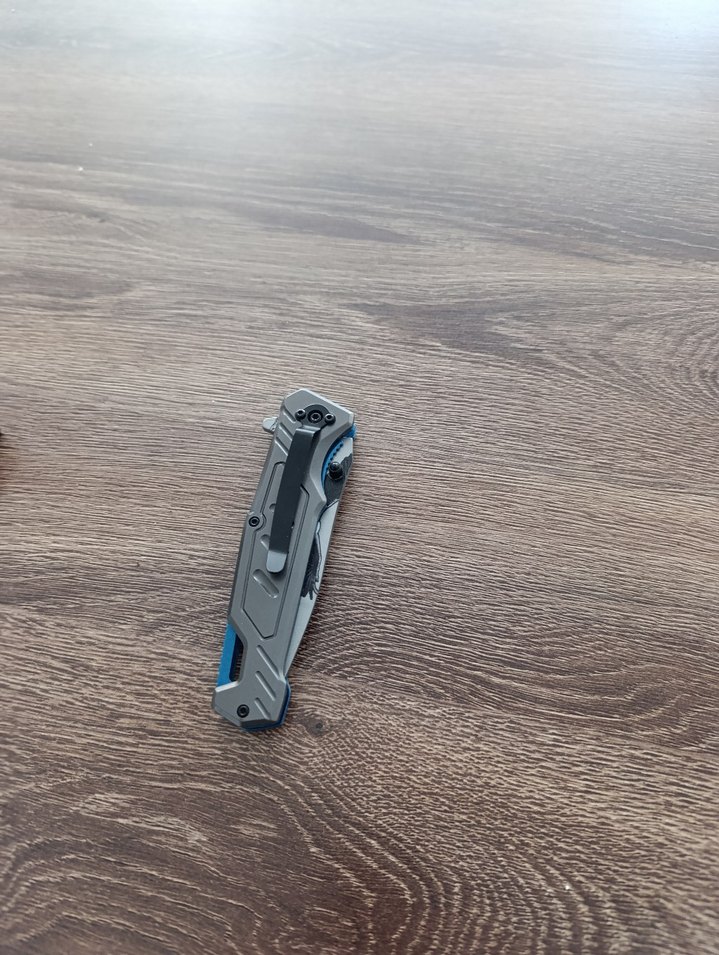 Gri Katlanabilir Cep Bıçağı - Görsel 4