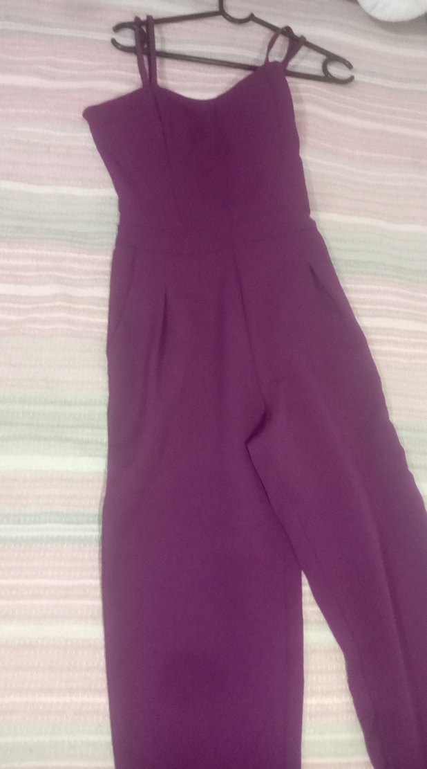 Mor  Kadın Midi Tulum - Görsel 4