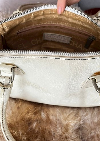 Bej Chanel Kadın Deri Çanta - Görsel 2