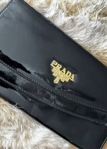 Kürk Detaylı Parlak Deri Vintage Kadın Portföy Çanta - Görsel 2