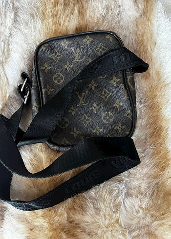 Kahverengi Desenli Deri Kadın Çapraz Çanta - Görsel 2