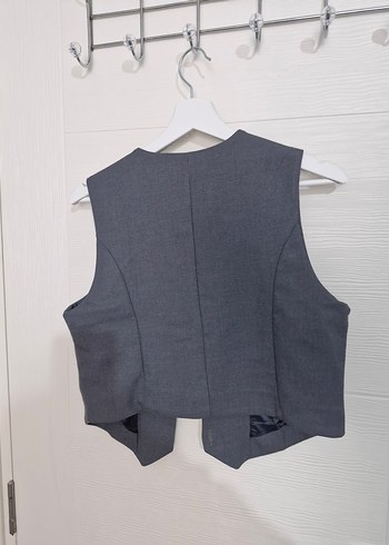 DEFACTO Düğmeli Gri Kadın Yelek - Görsel 2