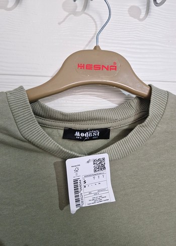 Defacto Kadın Haki Sweatshirt - Görsel 3