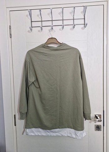 Defacto Kadın Haki Sweatshirt - Görsel 2