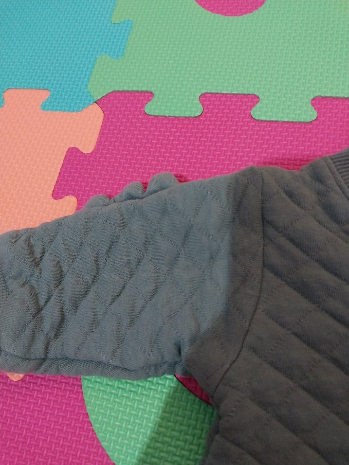 Yeşil Erkek Bebek Fermuarlı Tulum - Görsel 4