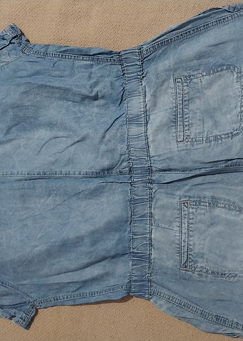 kadın kot tulum - Görsel 3