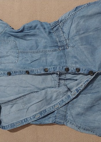 kadın kot tulum - Görsel 2