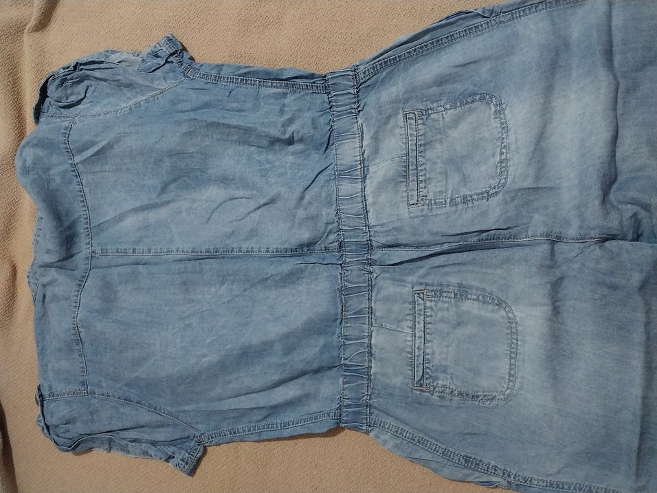 kadın kot tulum - Görsel 3