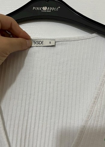 Nakışlı Beyaz Kız Bolero, Uzun Kollu, V Yaka - Görsel 3