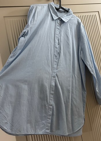 Mavi Kadın Gömlek - Görsel 2