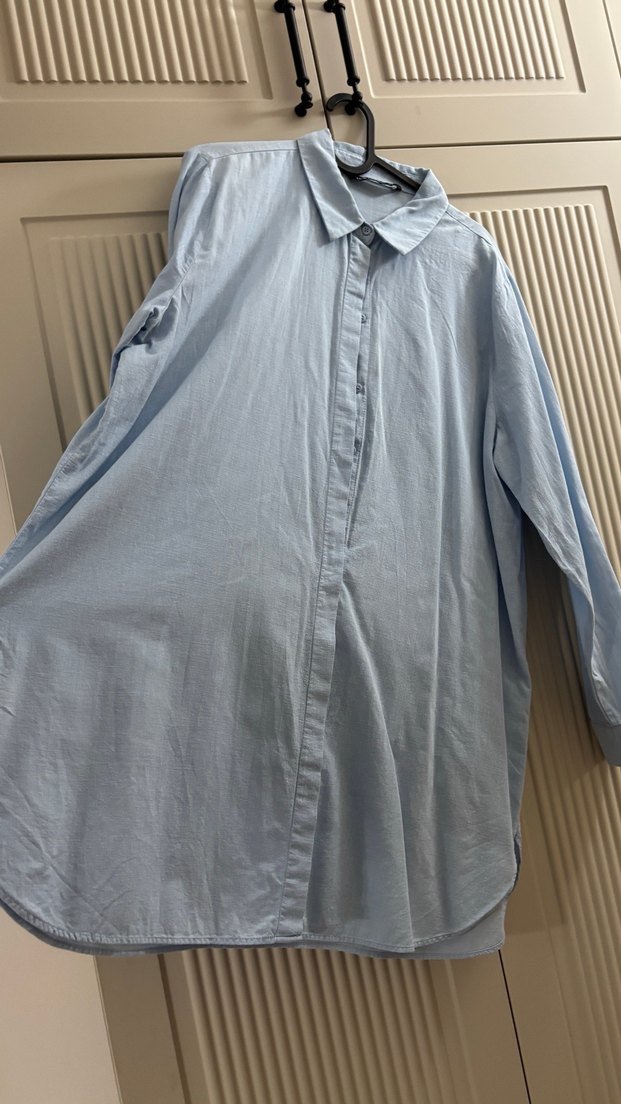 Mavi Kadın Gömlek - Görsel 2