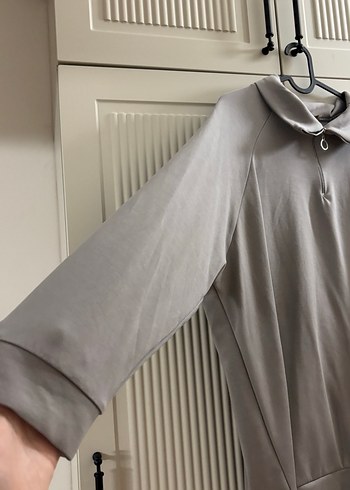 Yarım Fermuarlı Kadın Sweatshirt - Görsel 3