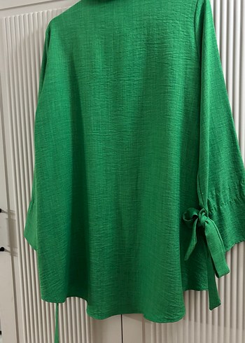 Yeşil Kadın Gömlek - Görsel 5