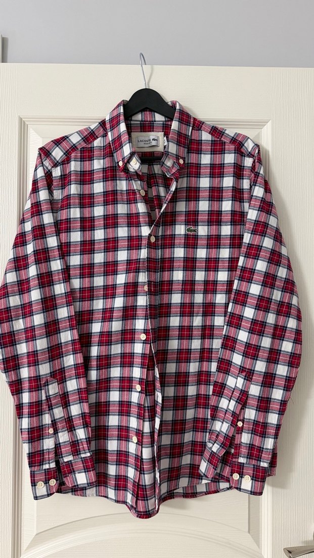 Lacoste Erkek Bordo Regular Fit Gömlek - Görsel 2