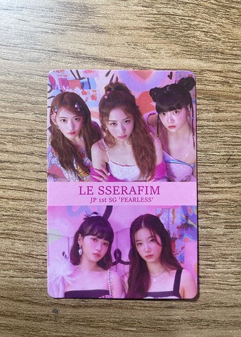 Le sserafim Yunjin Lomocard - Görsel 2