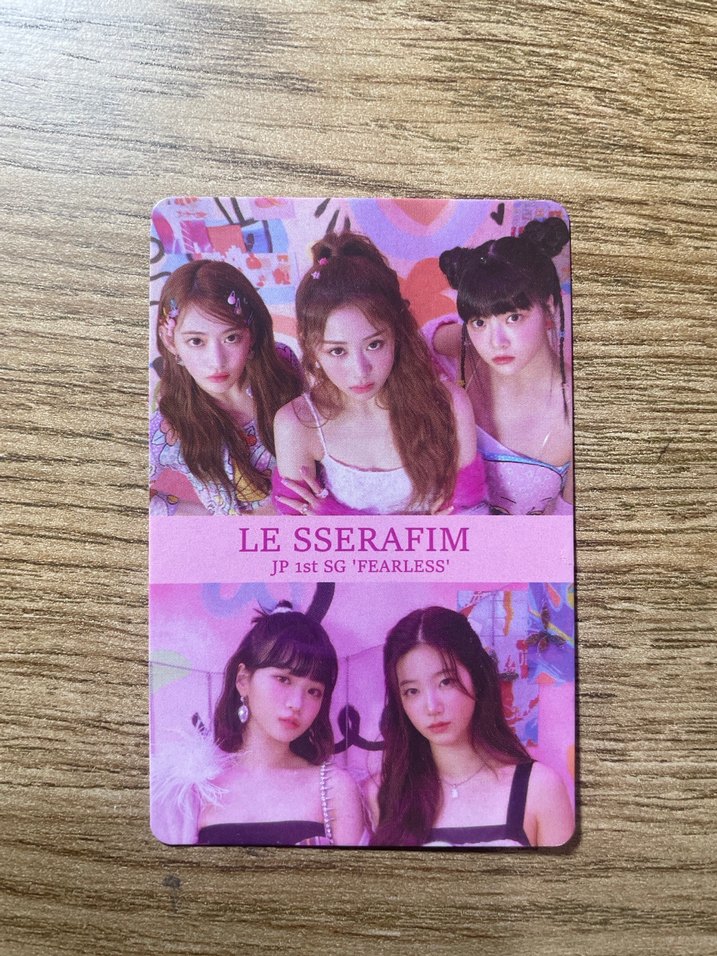 Le sserafim Yunjin Lomocard - Görsel 2