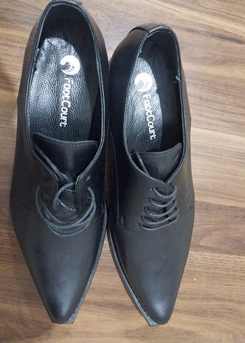 Erkek Klasik Siyah Deri Ayakkabı 40 
footcourt marka - Görsel 3