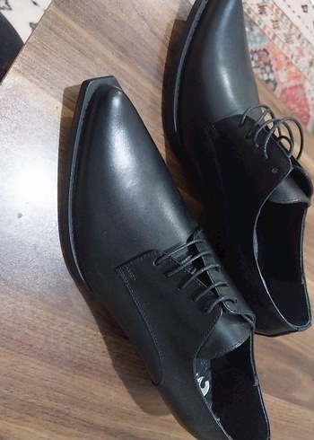 Erkek Klasik Siyah Deri Ayakkabı 40 
footcourt marka - Görsel 2