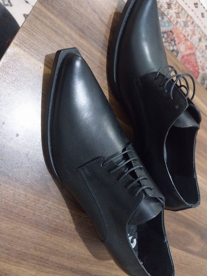 Erkek Klasik Siyah Deri Ayakkabı 40 
footcourt marka - Görsel 2