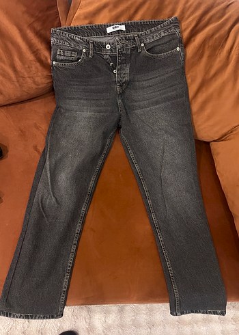 4moms Koyu Gri Yikamali Duz Paca Jean