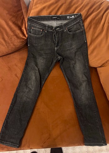 DSquared2 Koyu Gri Slim Fit Denim Jean