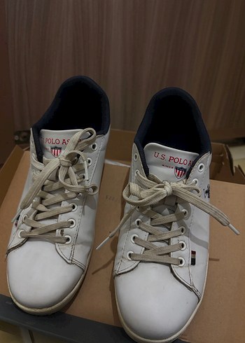 Erkek Beyaz Düz Ayakkabı Polo - Görsel 4