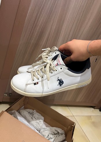 Erkek Beyaz Düz Ayakkabı Polo - Görsel 2