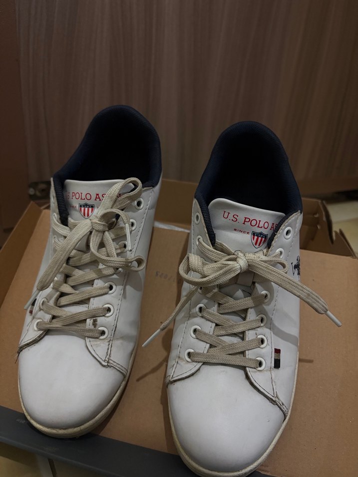 Erkek Beyaz Düz Ayakkabı Polo - Görsel 4