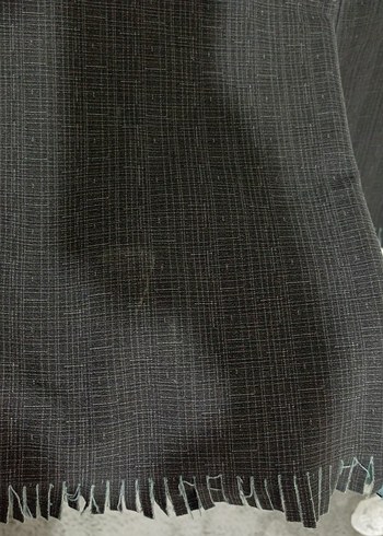 Gri Kadın Belden Bağlamalı Kot Pantolon - Görsel 3